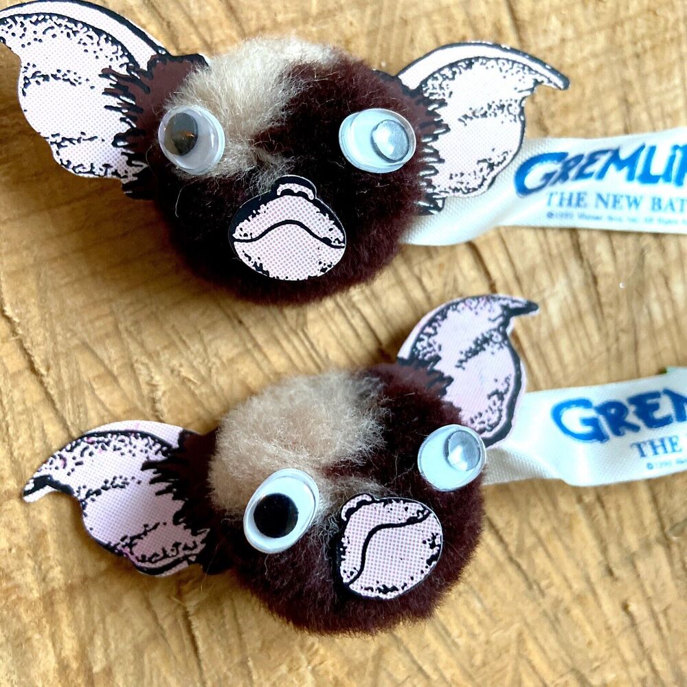 Gremlins 2 The New Batch 1990 Gizmo Stripe Promotional Advertisement Googly Eye